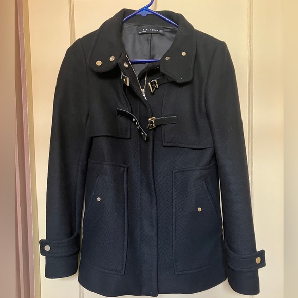 Zara duffel coat with buckles - Picture 2 of 3